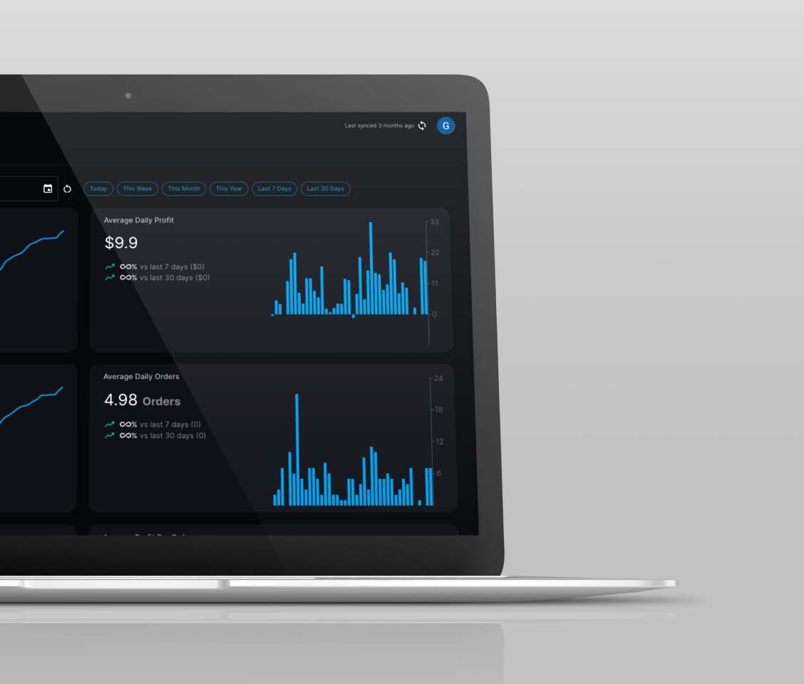 Image showing dashboard of the app